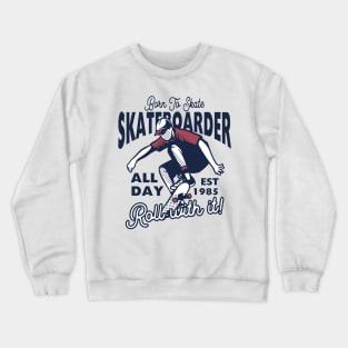 Skateboarder Crewneck Sweatshirt